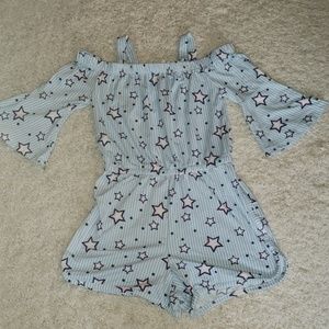 Girls size 8 shorts romper.